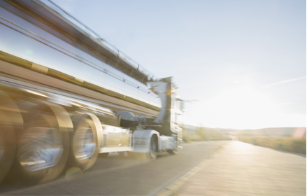 Heavy Duty truck on highway