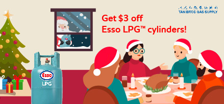 Get $3 off Esso LPG cylinders!